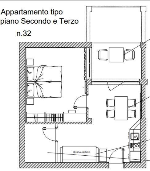 Appartamento con 1 Camera da Letto e Accesso Spiaggia