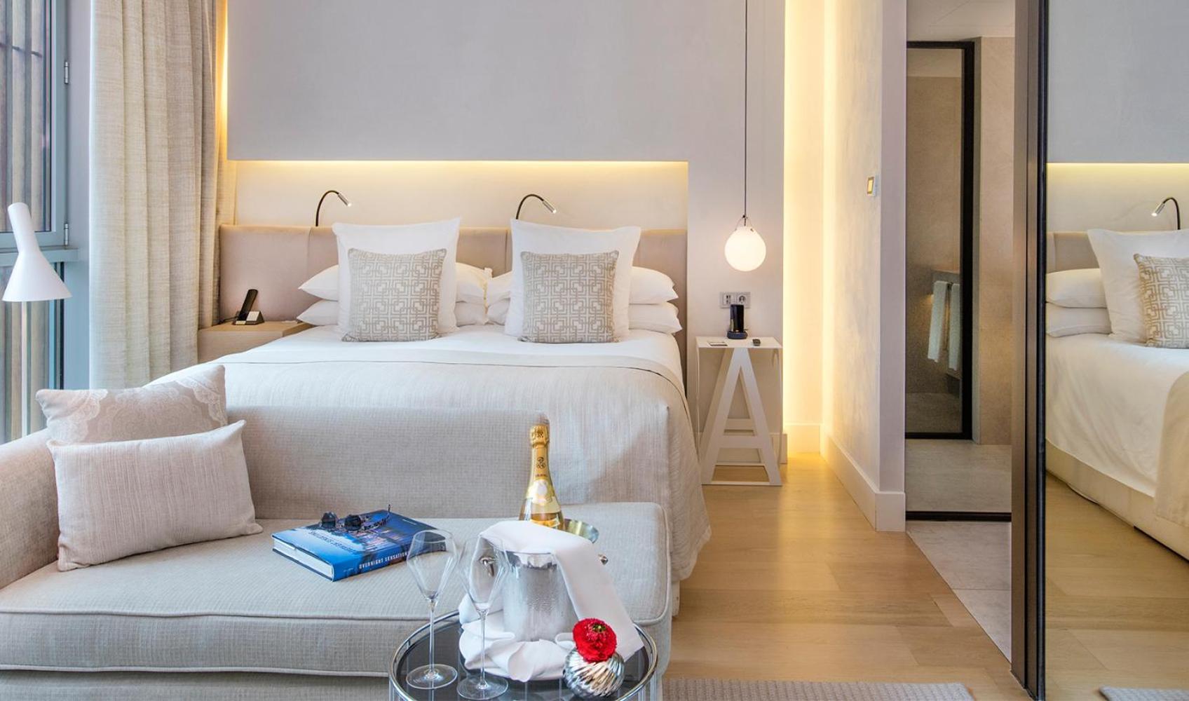 Deluxe Doppelzimmer mit Gartenblick