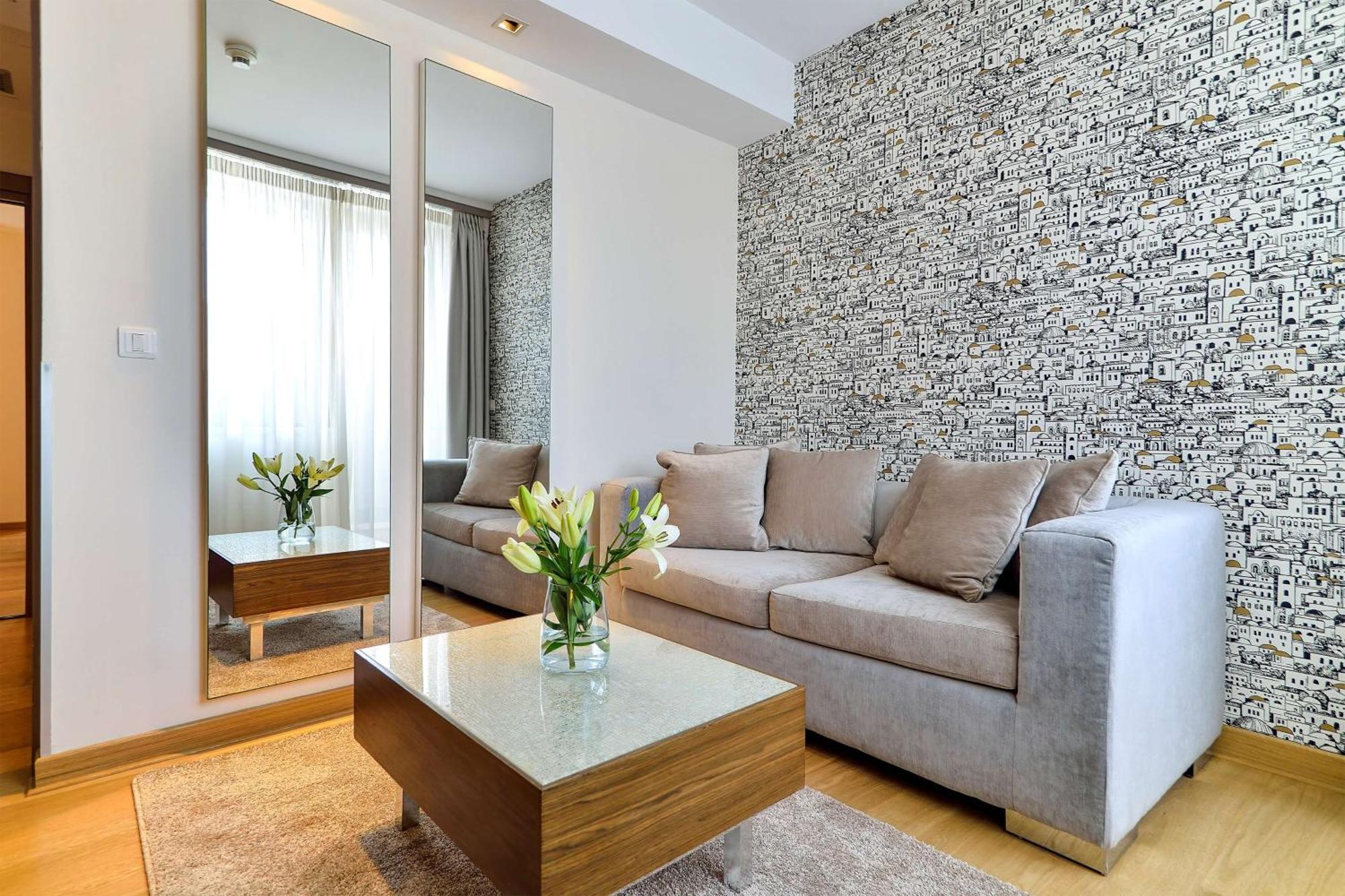Suite mit 1 Schlafzimmer, Balkon und Blick auf die historische Stadt