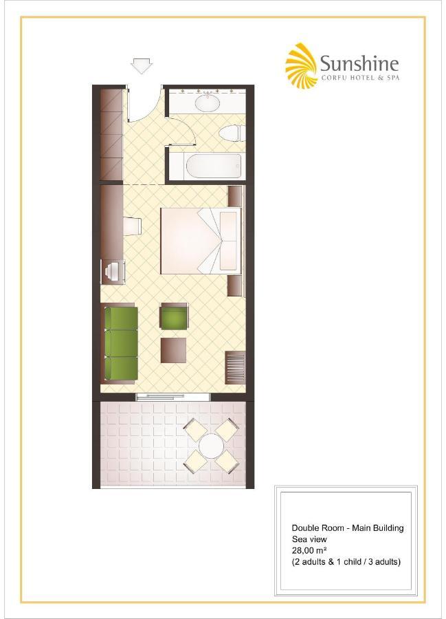 Chambre Double avec Vue sur Mer - Bâtiment Principal
