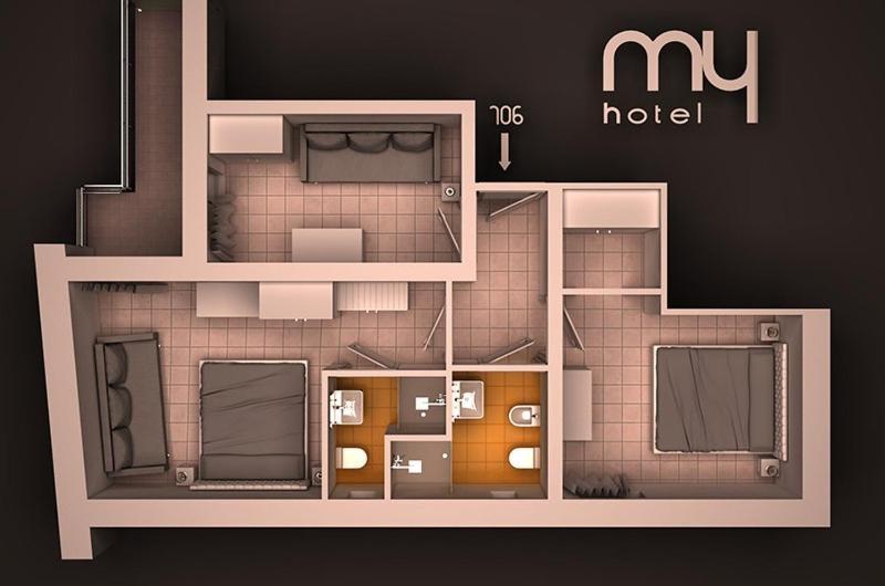 Suite con 3 Camere da Letto