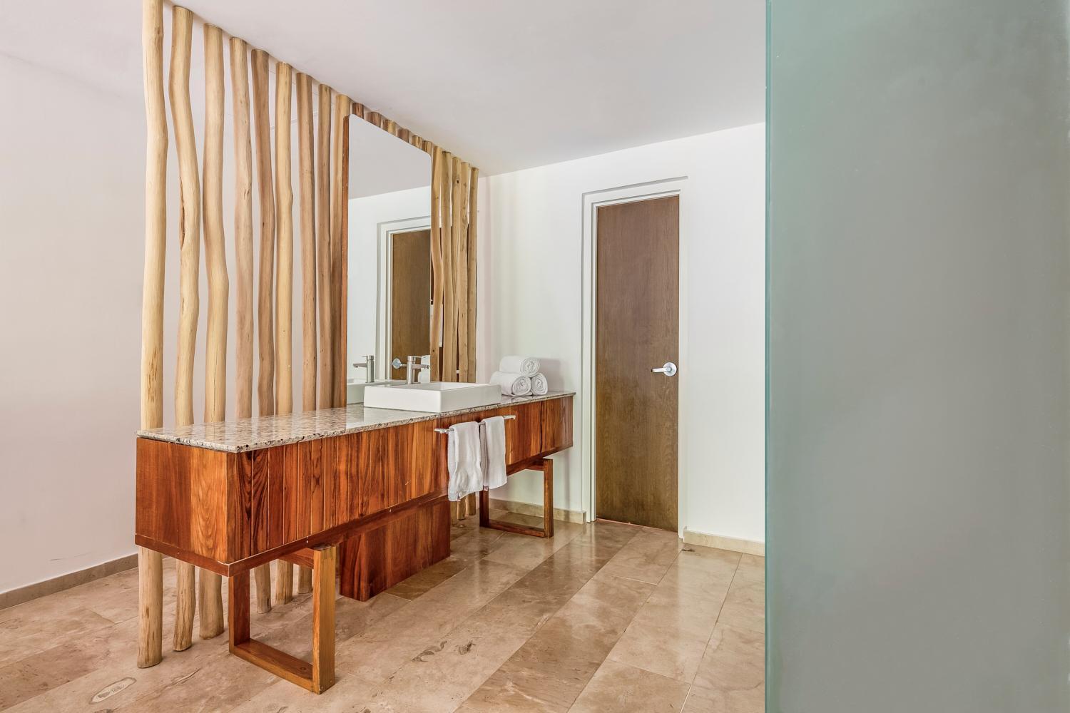 Casita con 1 cama extragrande