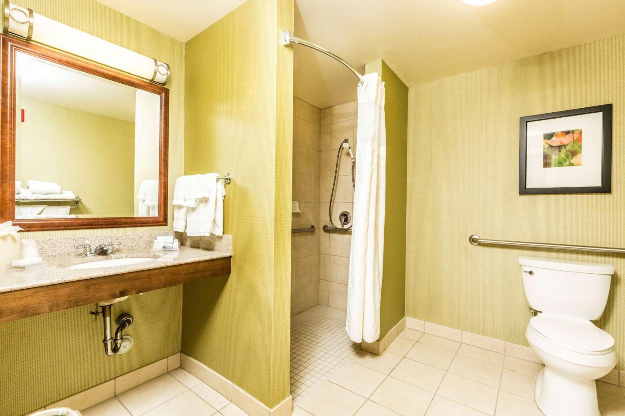 King Room with Roll-In Shower - Mobility/Hearing Accessible