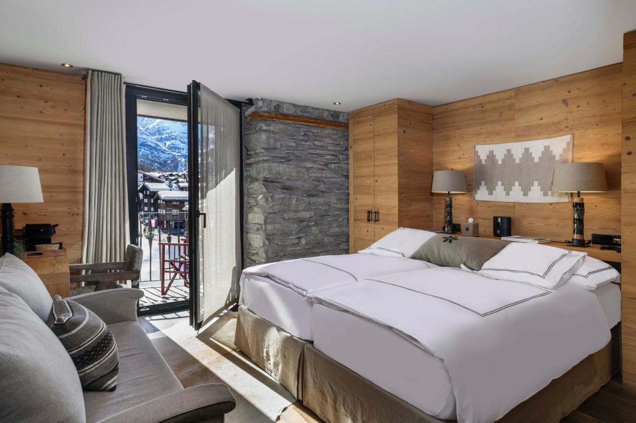 Deluxe Doppelzimmer mit Blick auf das Matterhorn