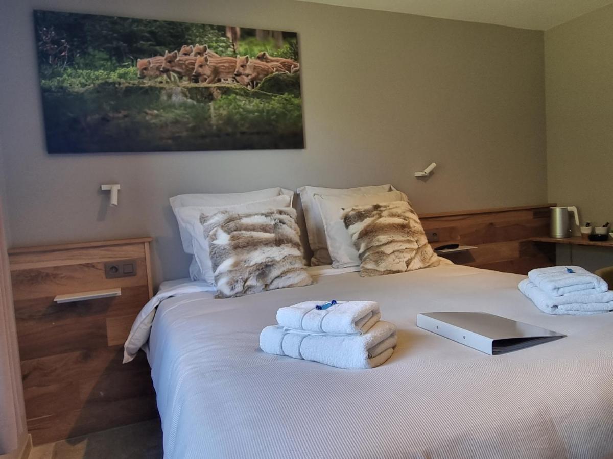 Kamer met Queensize Bed en Uitzicht op de Tuin