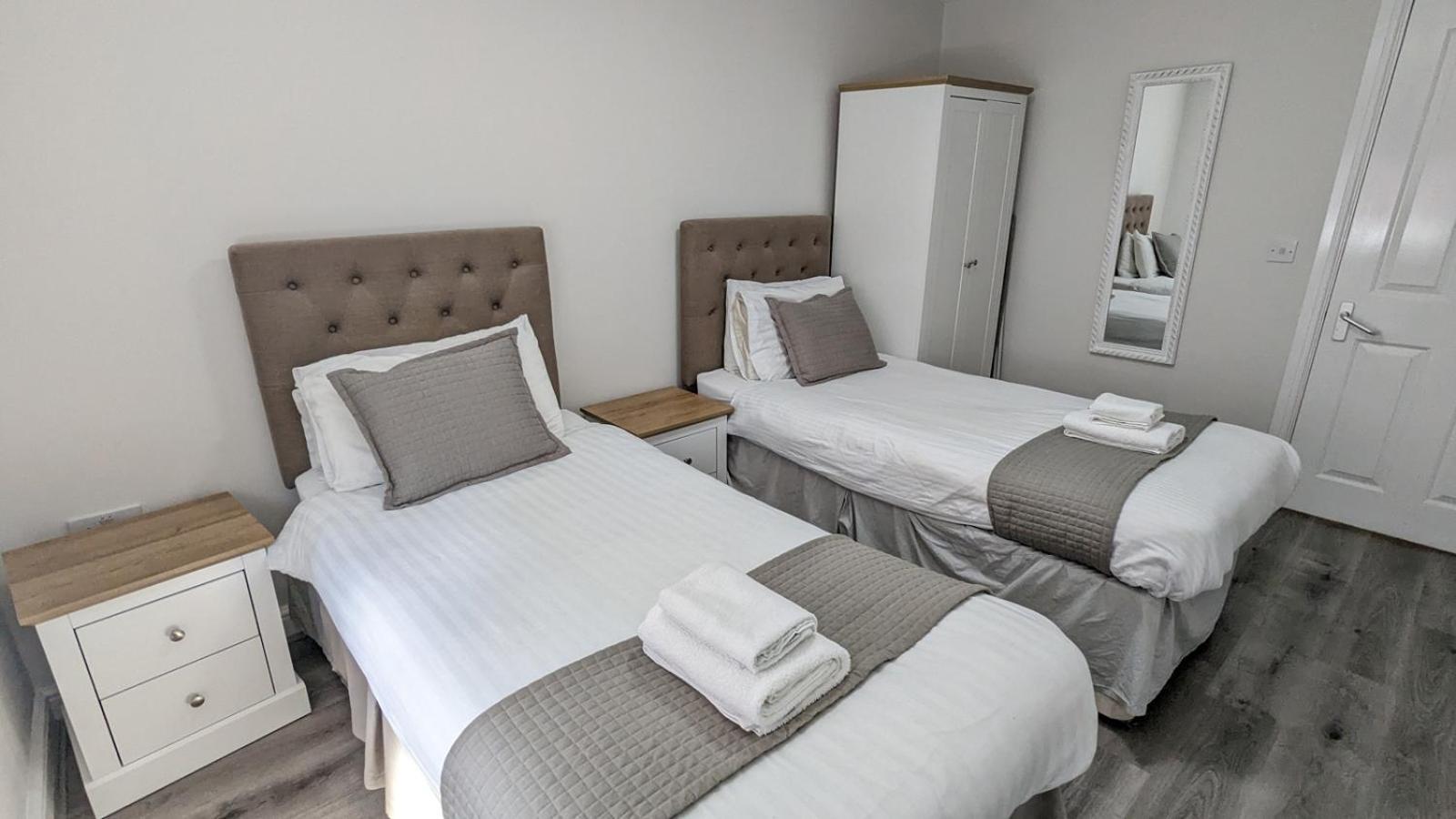 Apartment mit 1 Schlafzimmer und 2 Einzelbetten