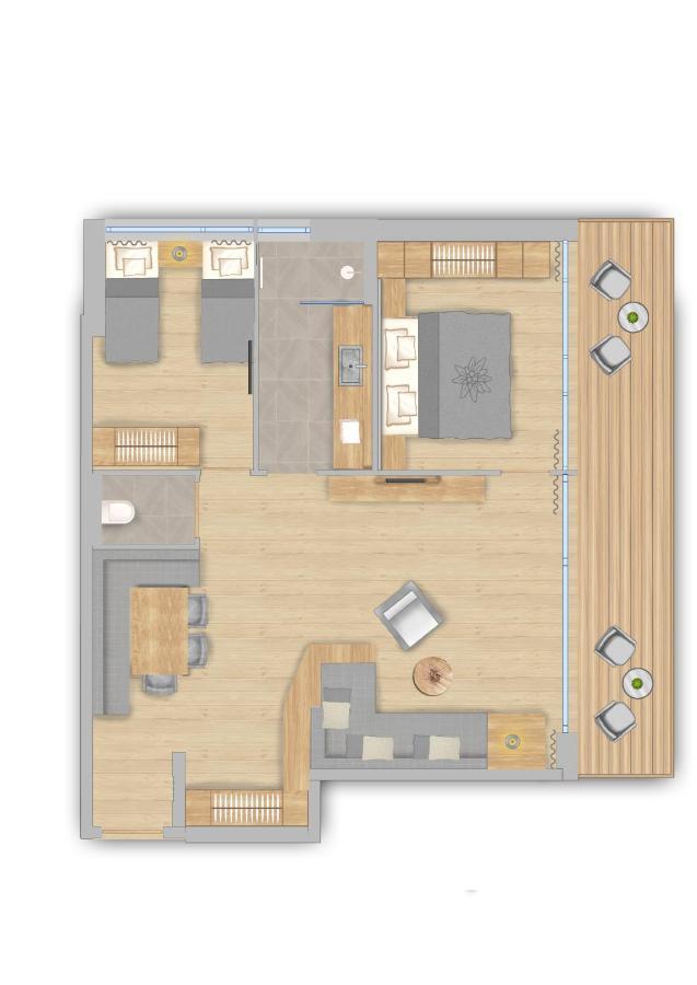 Suite met 2 Slaapkamers