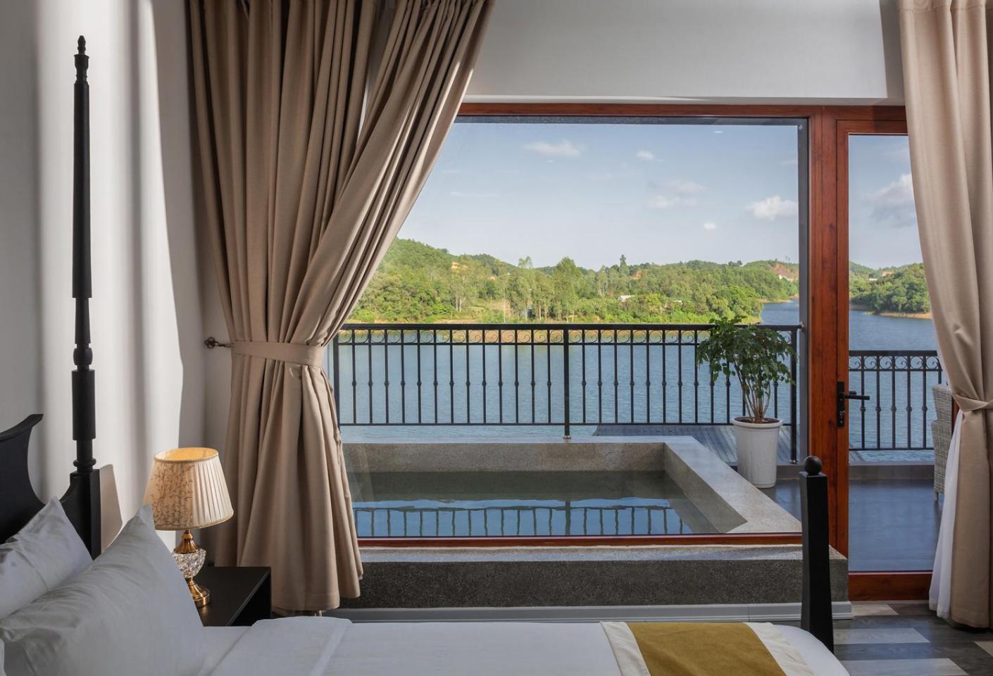 Appartement met uitzicht op het meer