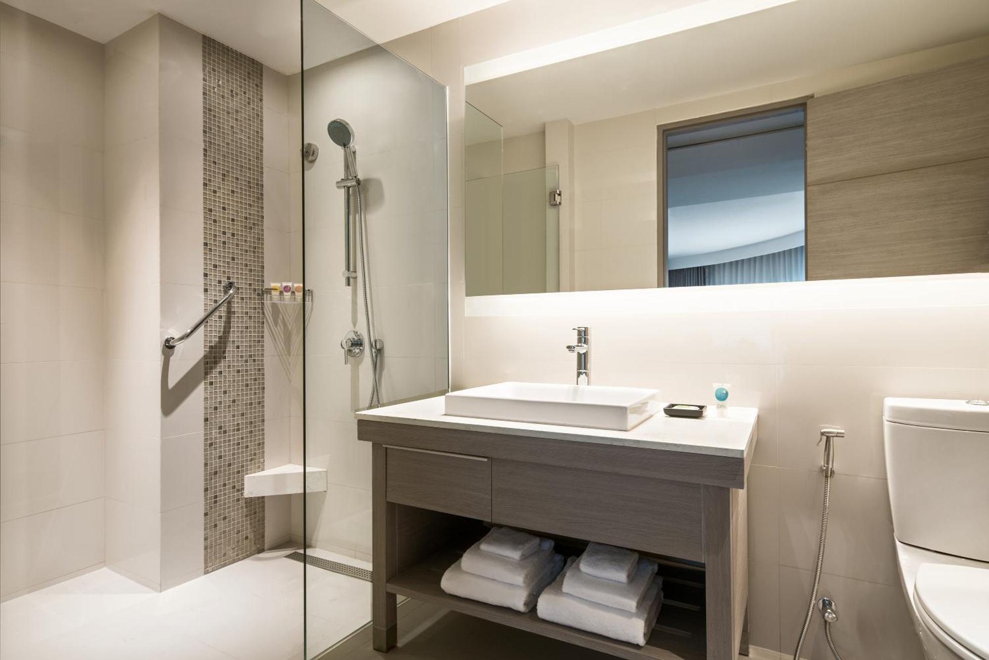 Kamer met Kingsize Bed en Slaapbank - Uitzicht