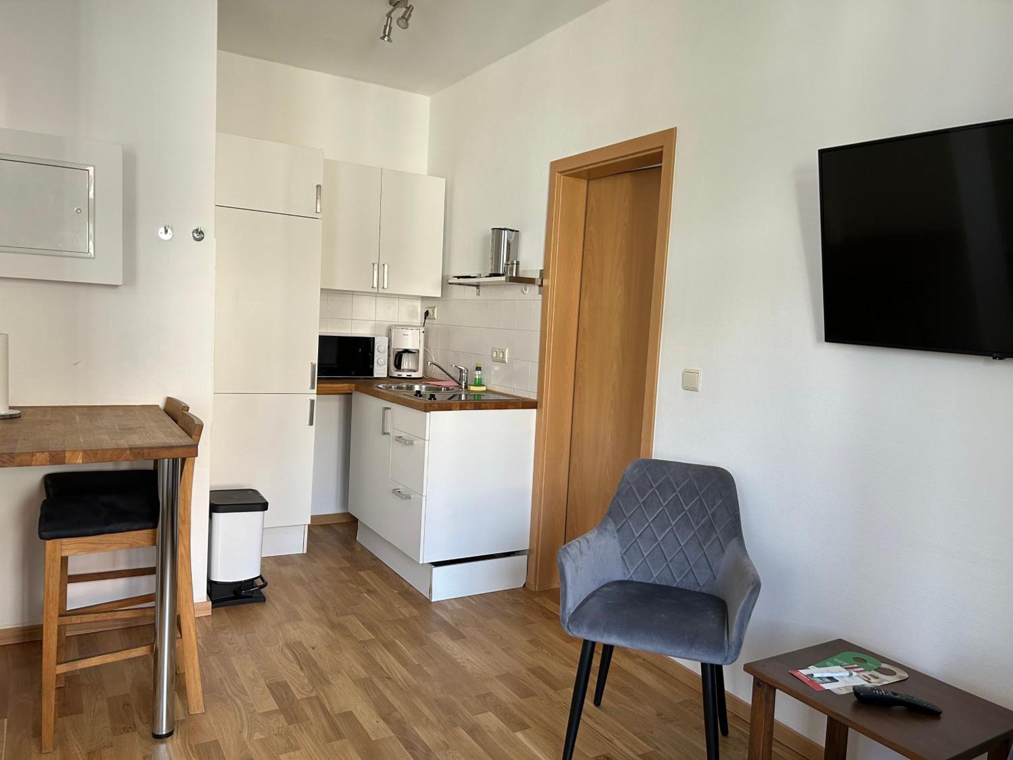 Apartment mit Gartenblick