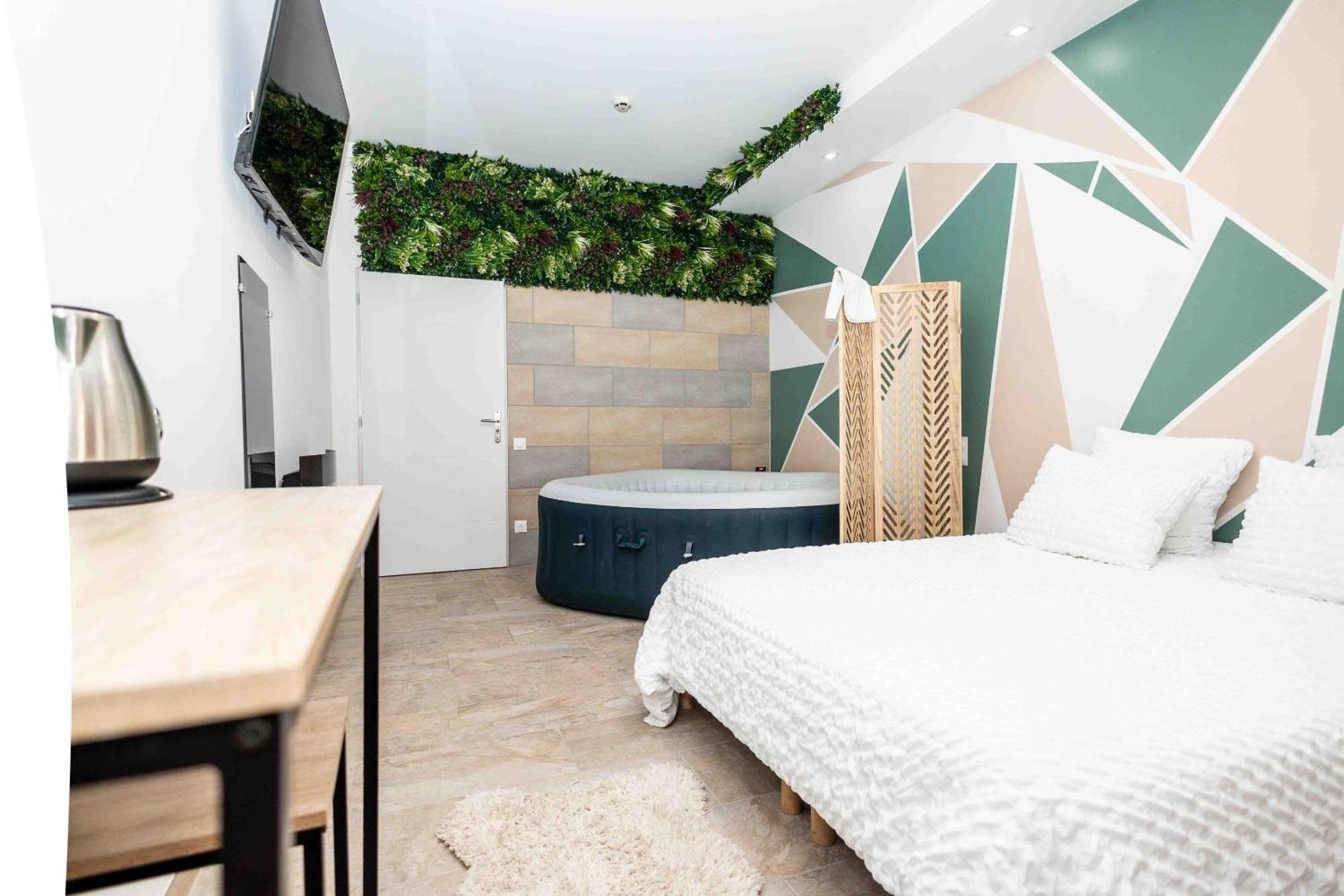 Chambre Double avec Baignoire Spa