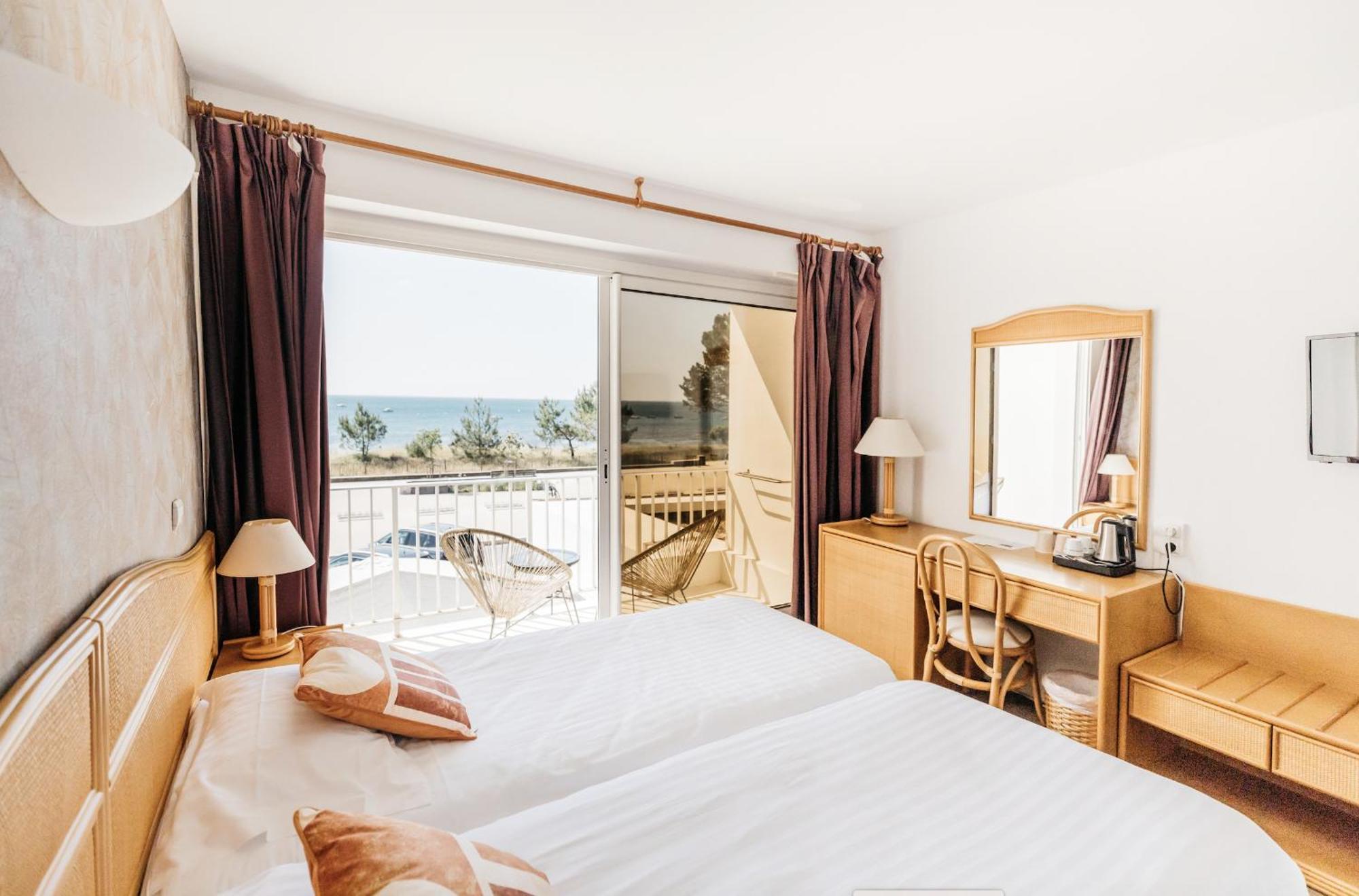 Chambre Double avec Balcon - Vue sur Mer