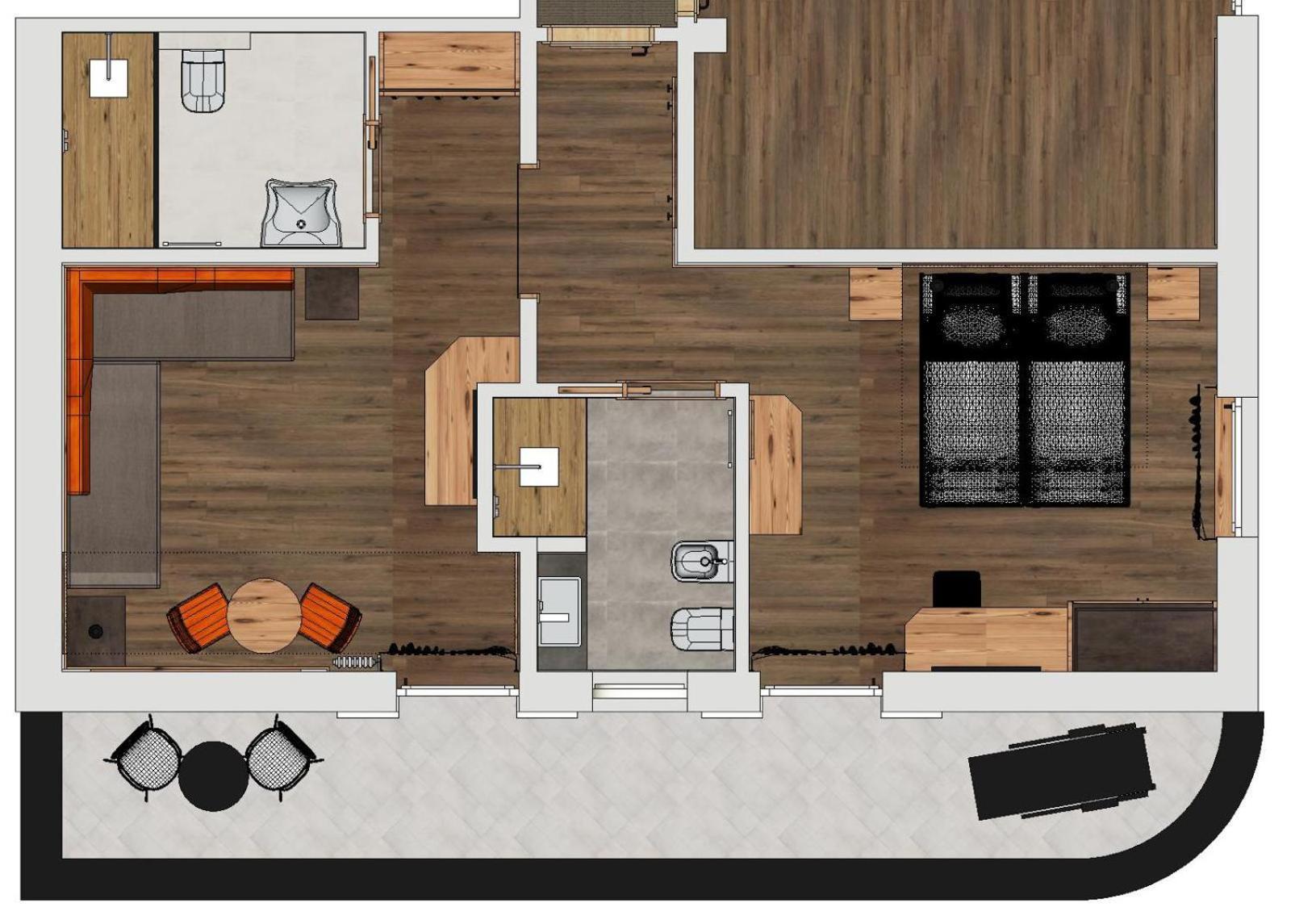 Suite con 2 Camere da Letto
