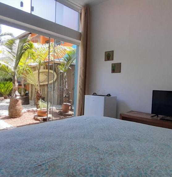 Quarto Quádruplo com Vista do Jardim