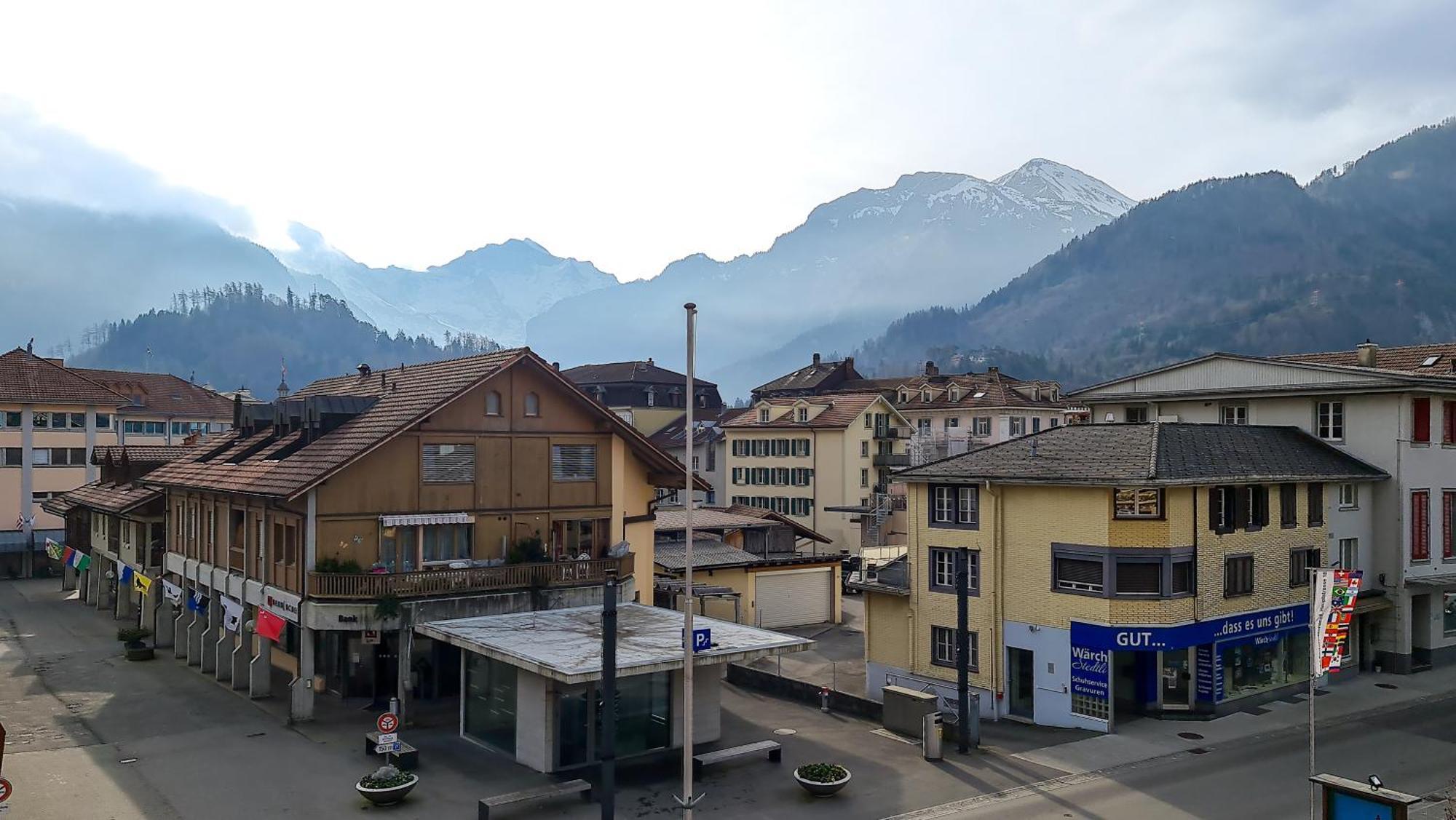Einzelzimmer mit Gartenblick