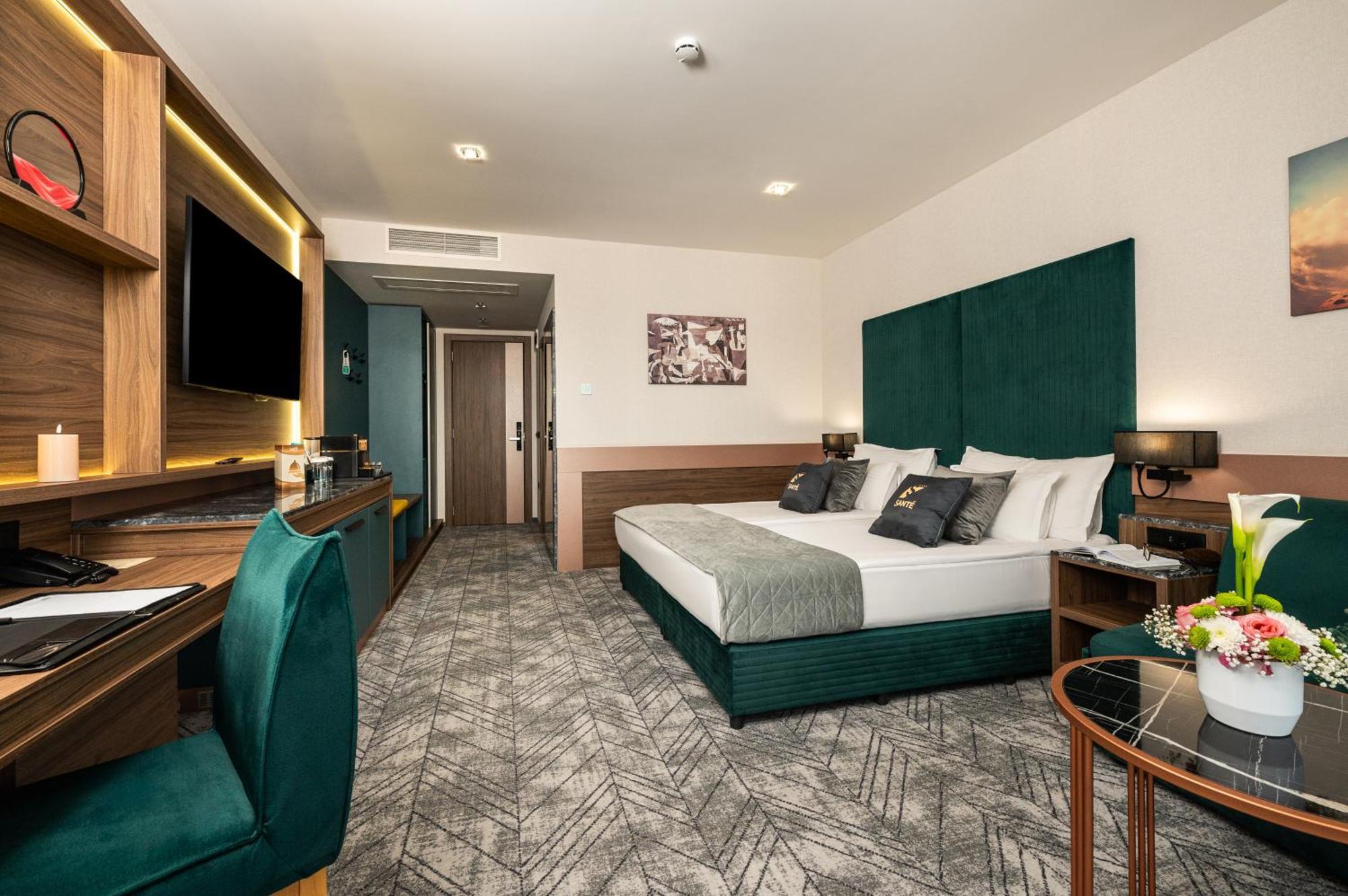 Luxe Kamer met 1 of 2 Bedden en Balkon
