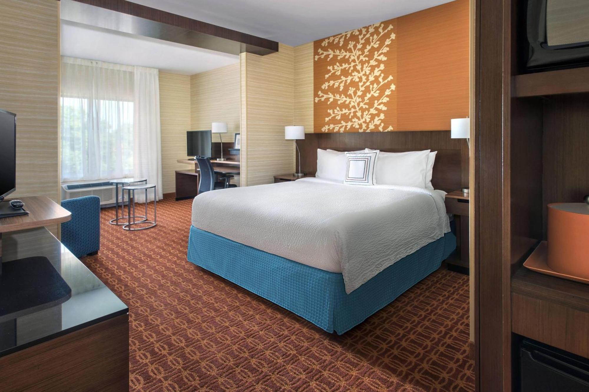 One-Bedroom King Suite with Landscape View, Roll-In Shower, Transfer Shower and Sofa Bed - Mobility Access/Hearing Accessible