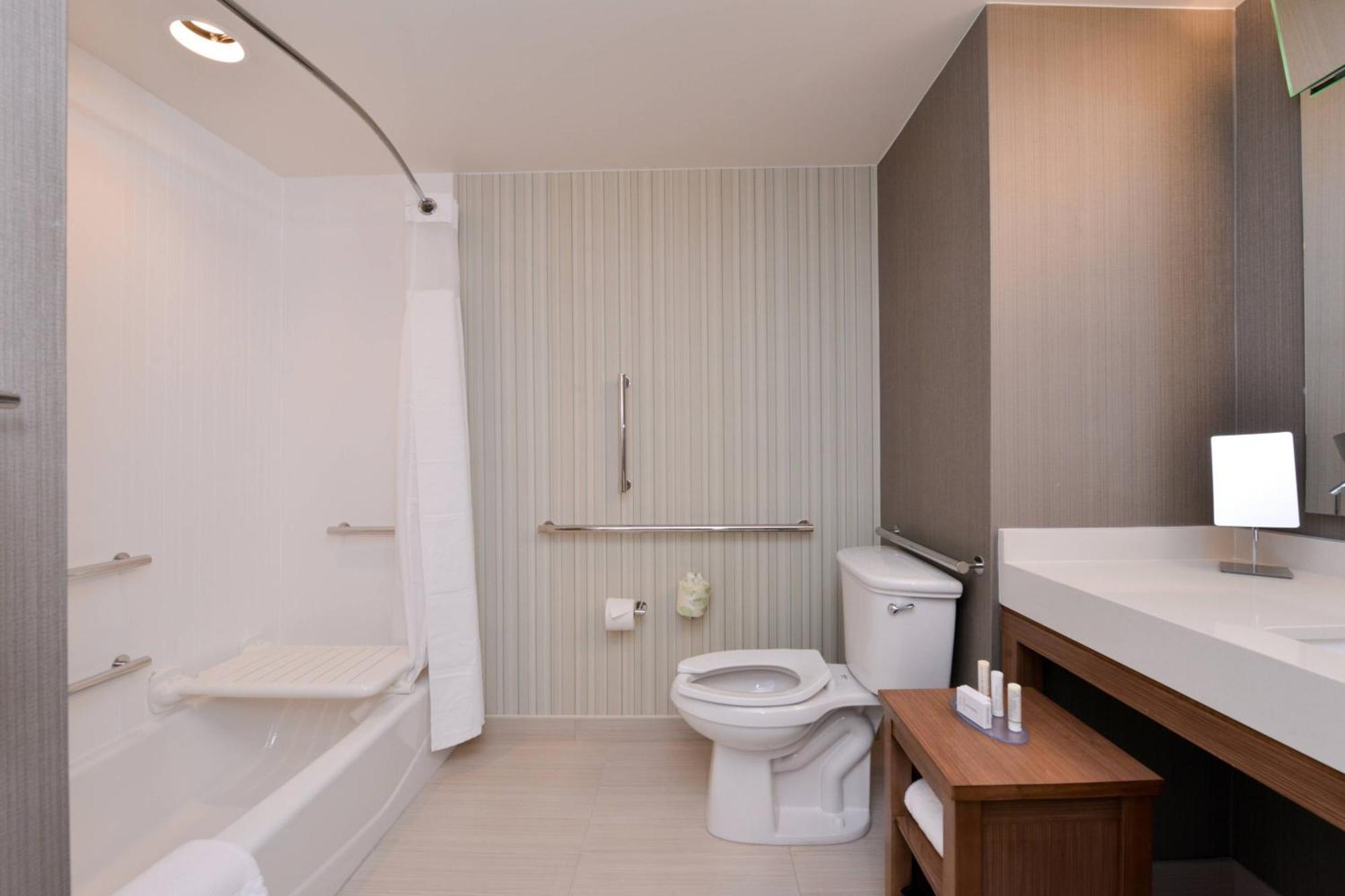 Queen Room with Two Queen Beds and Adapted Tub - Mobility and Hearing Accessible