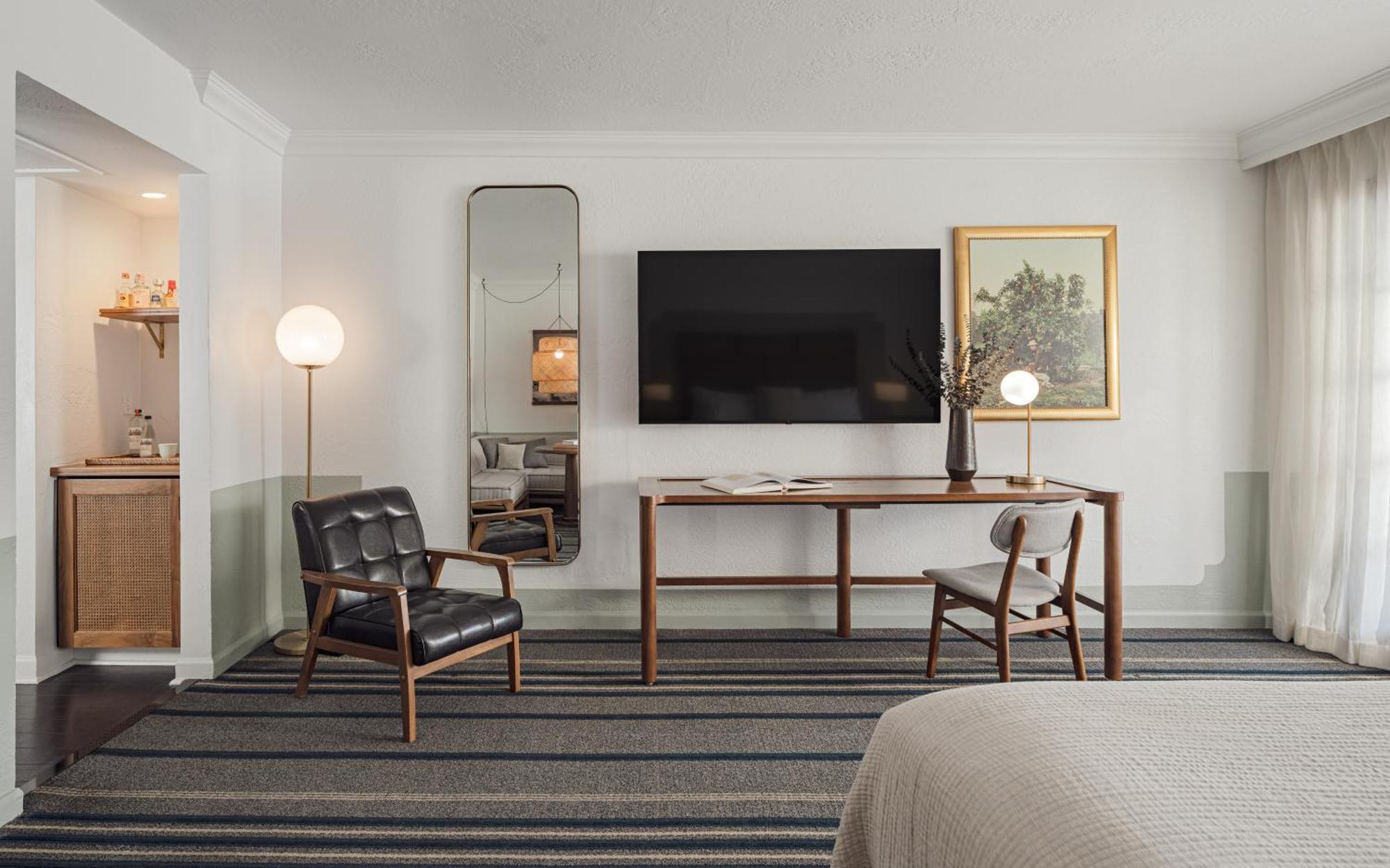 Chambre Lit King-Size avec Patio