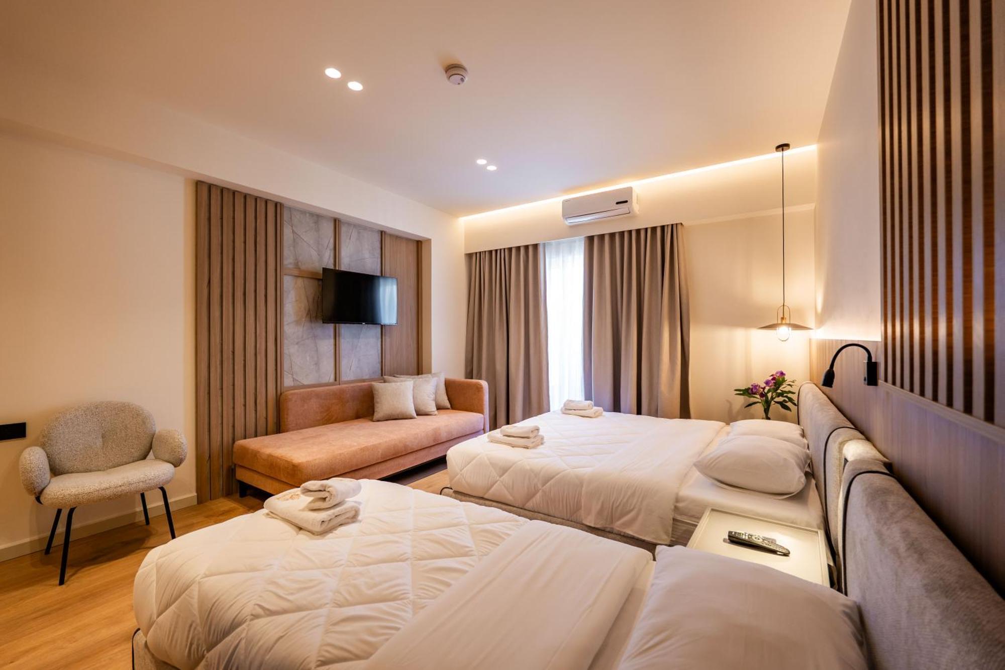 Deluxe Vierbettzimmer mit Meerblick