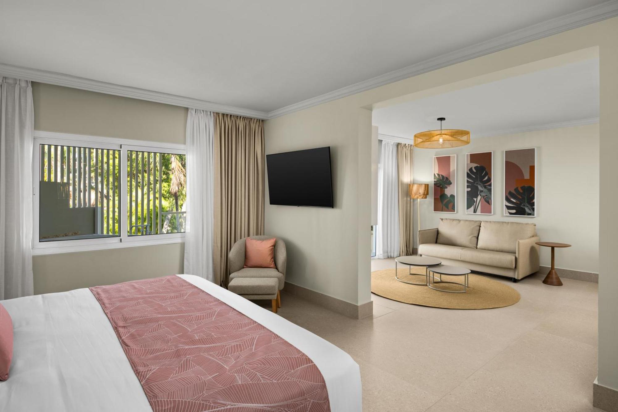 Suite Lit King-Size Junior Club - Vue Tropicale