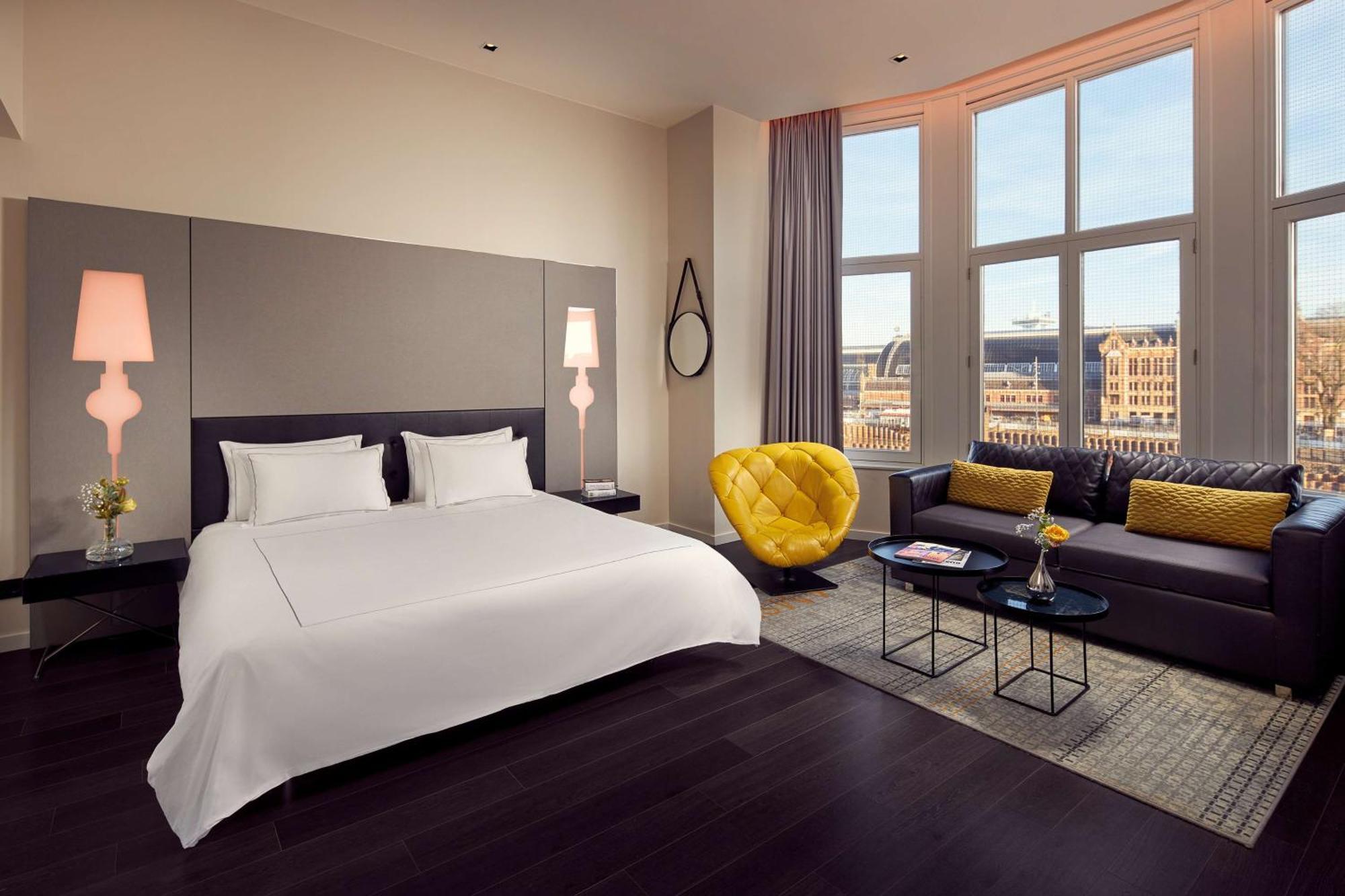 Executive Kamer met Kingsize Bed en Uitzicht op de Gracht (3 Volwassenen)