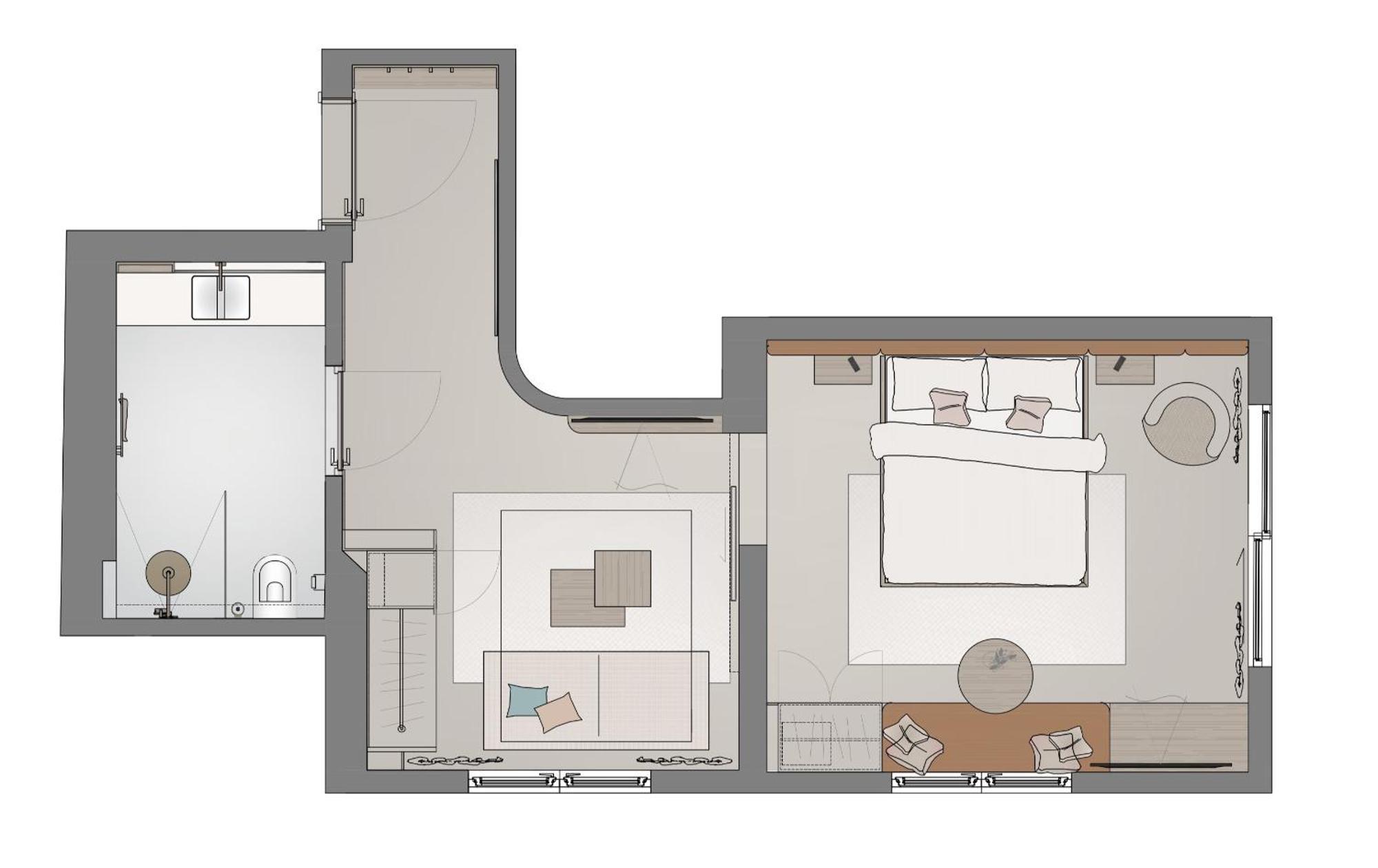 Suite mit Balkon
