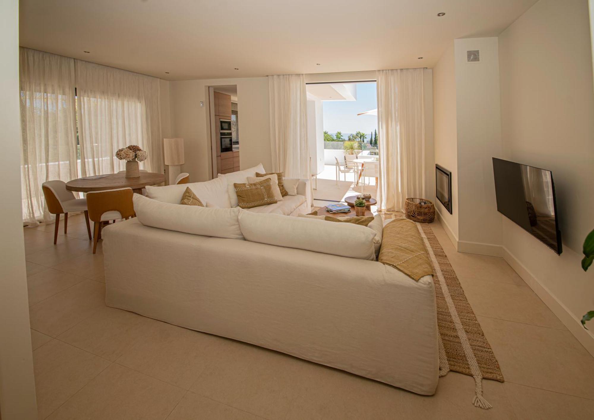 Apartment mit 1 Schlafzimmer, Balkon und Meerblick