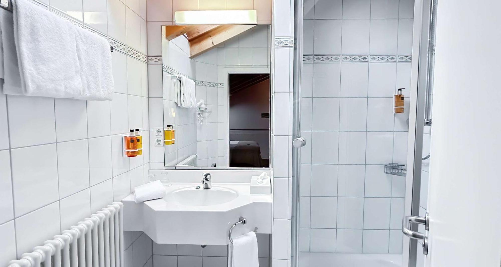Standard Zimmer mit 1 Doppelbett und 1 Einzelbett – Balkon/separates Gebäude