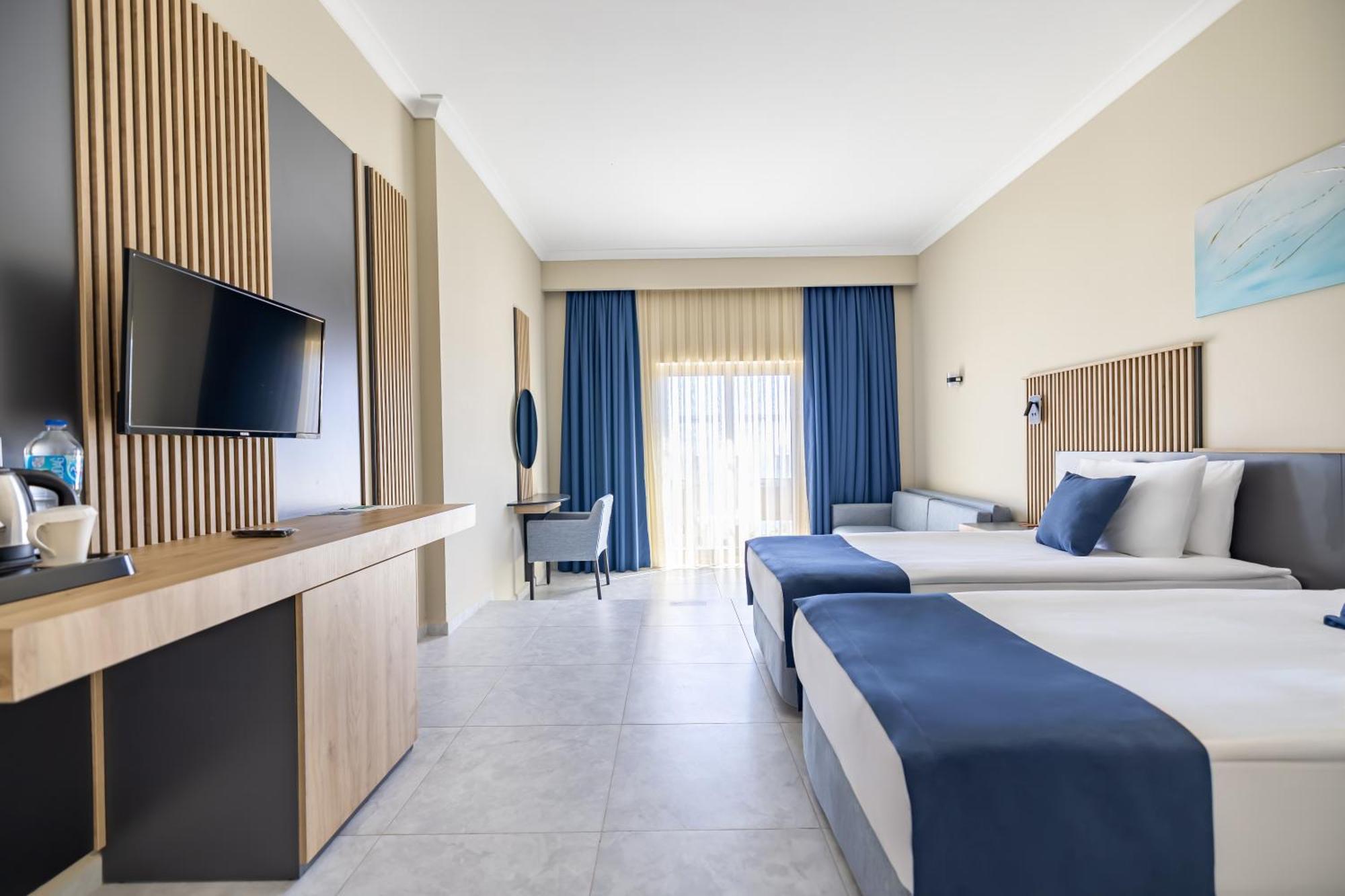 Tweepersoonskamer met 1 of 2 Bedden en Uitzicht