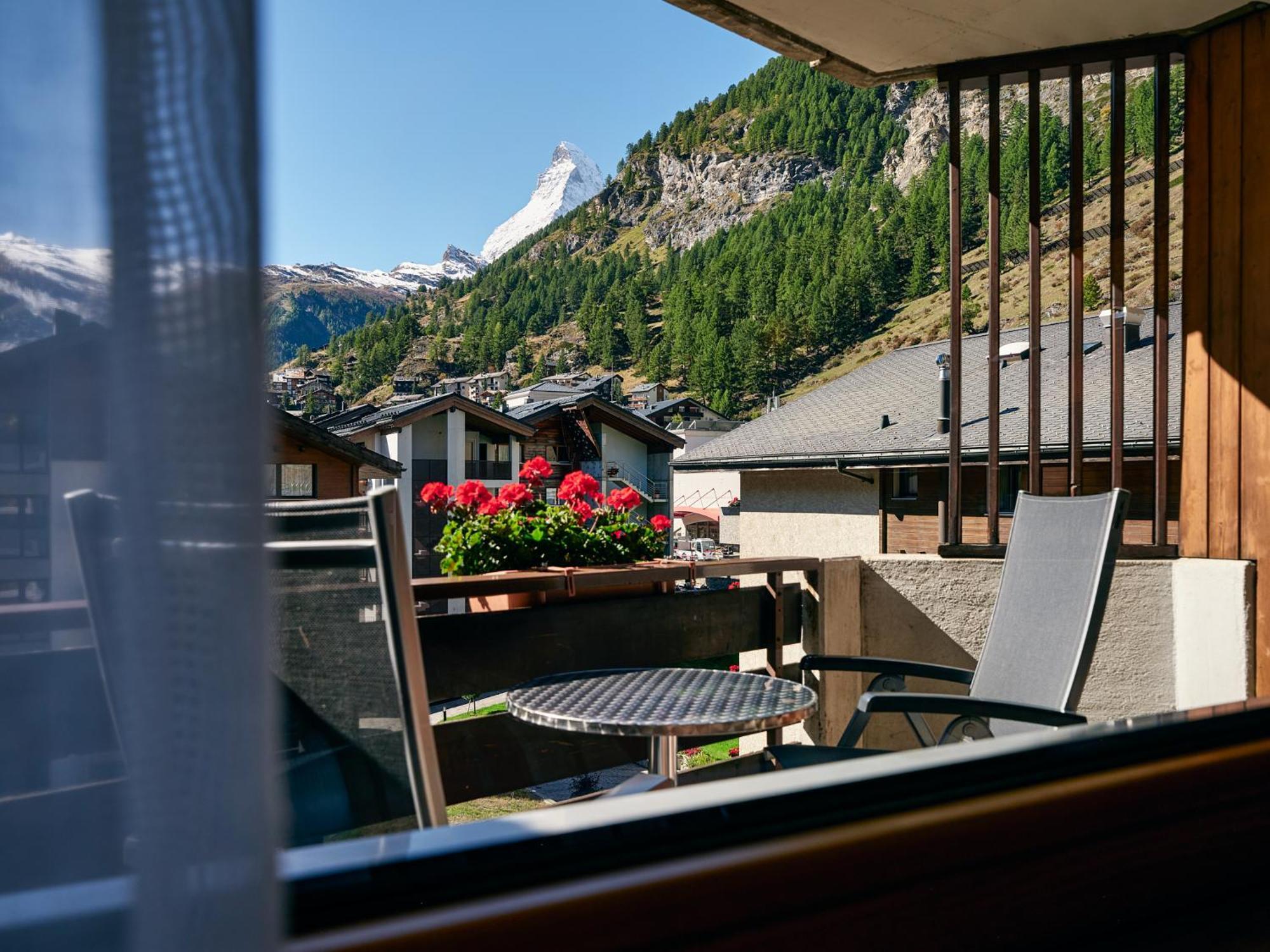 Camera Doppia con Letti Singoli con Vista Matterhorn