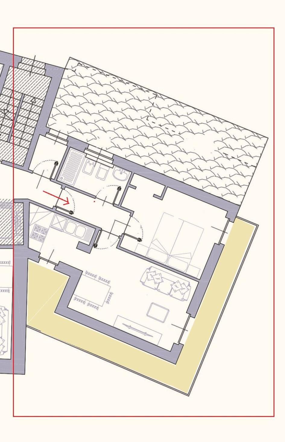 Appartamento con 1 Camera da Letto
