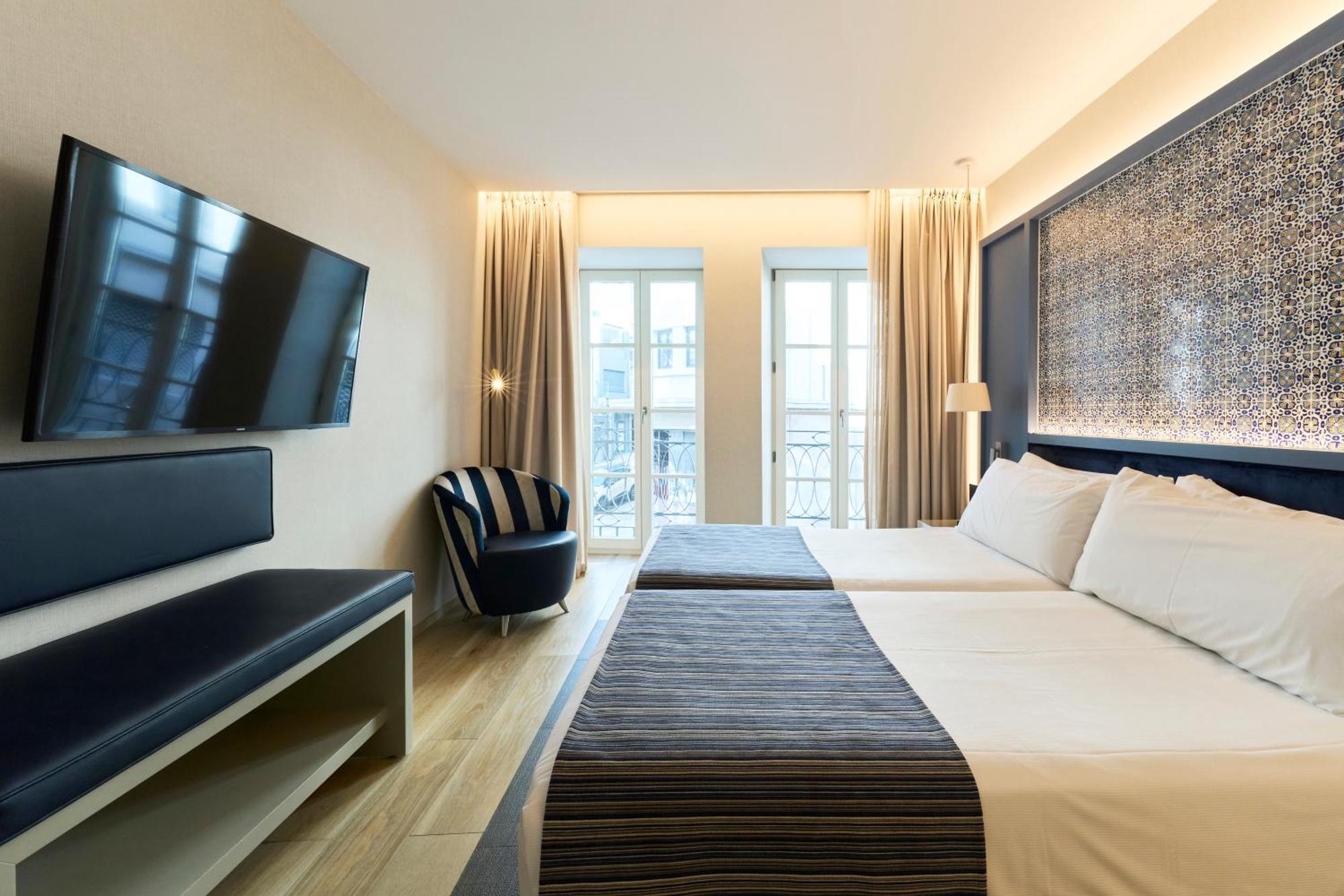 Tweepersoonskamer met 1 of 2 Bedden en Balkon