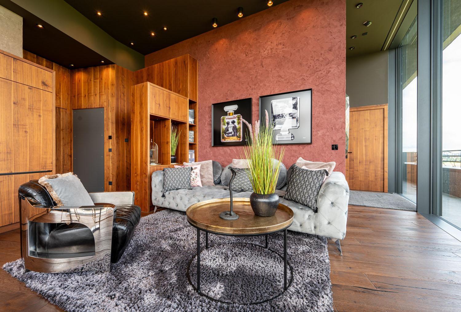 Penthouse-Suite mit Balkon