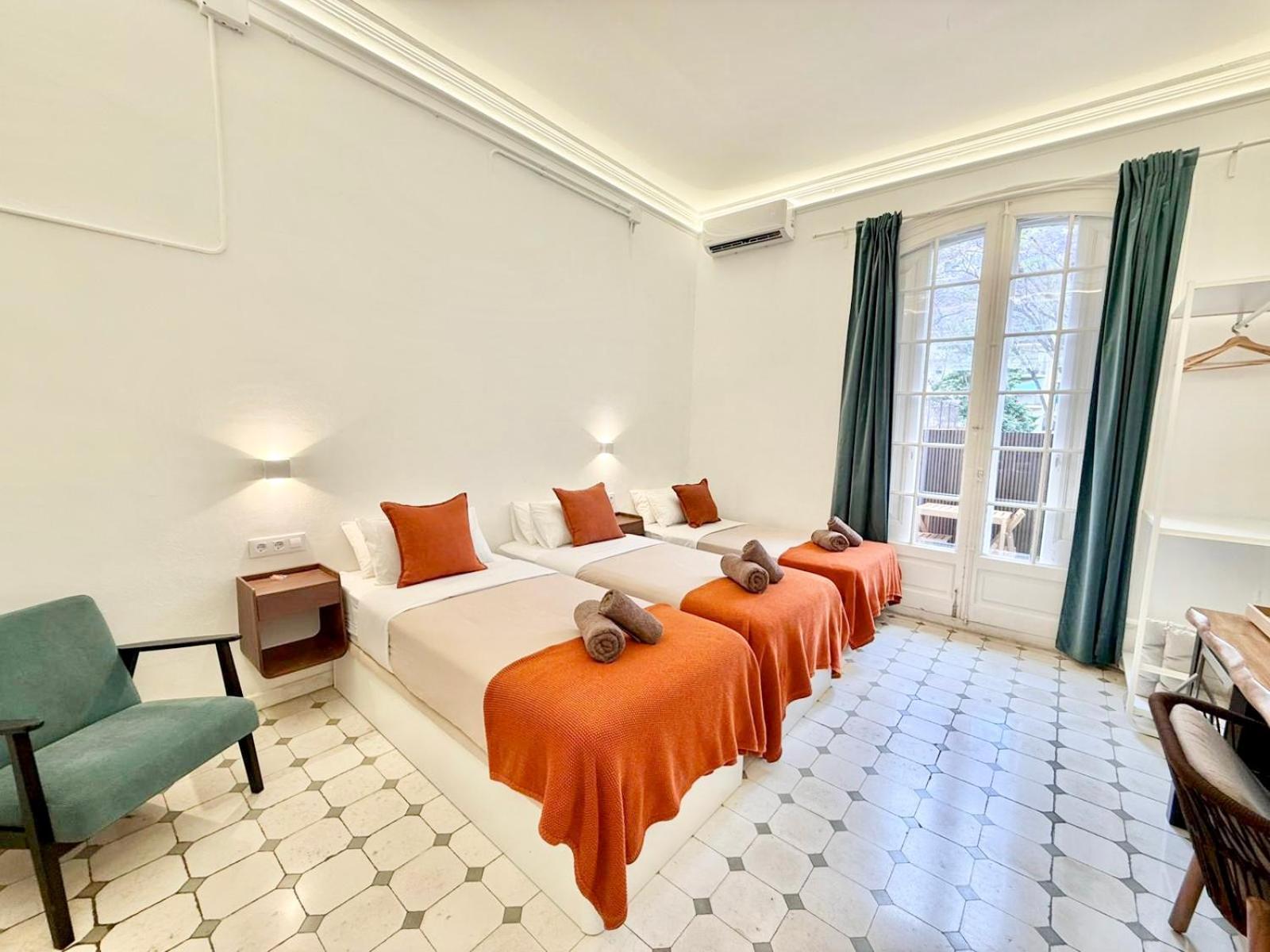 Chambre Triple avec Terrasse