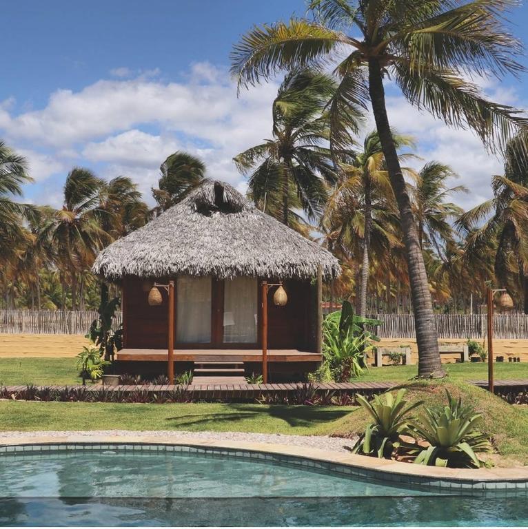 Bangalô Deluxe com Vista do Jardim
