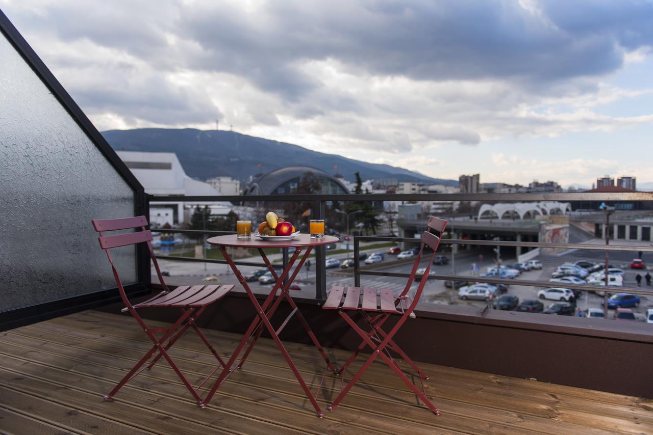 Superior Tweepersoonskamer met Bad en Balkon - Uitzicht op de Stad