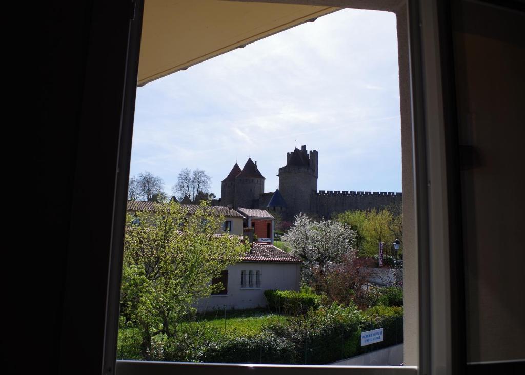 Habitación Doble con vistas a la ciudad medieval - 2 camas