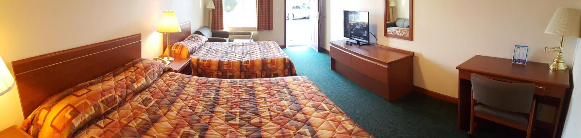 Zimmer mit 2 Queensize-Betten
