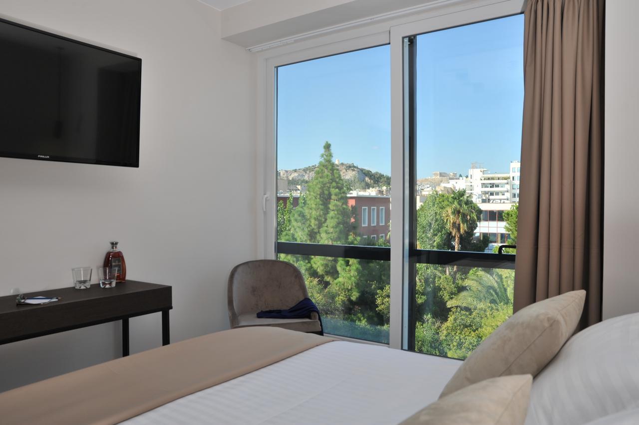 Quarto Duplo ou com 2 Camas de Solteiro com Vista da Acrópole