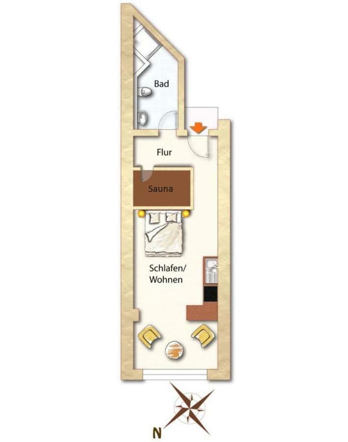 Apartment mit Meerblick