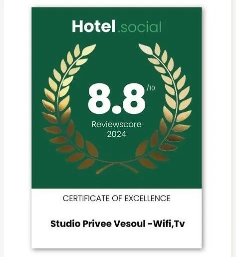 Studio privée Vesoul -Wifi,TV,Clim,Parking gratuit-1
