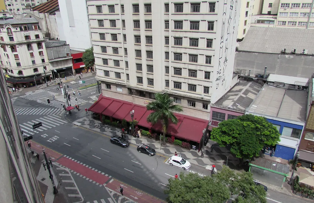 Nébias Palace Hotel junto da Avenida Ipiranga com São João em Frente ao Bar Brahma SP-1