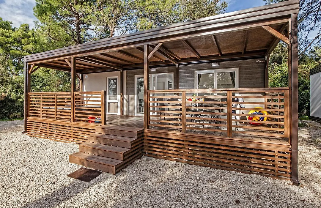 Eurocamp Mobile Homes At Campsite Porton Nature Hideouts-1