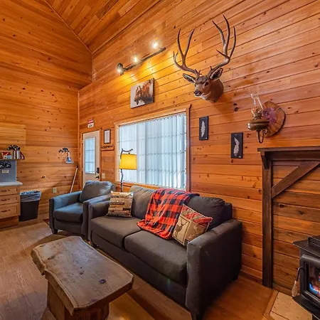 Cabin #4 The Wolves Den - Pet Friendly- Sleeps 6 - Playground & Game Room-2