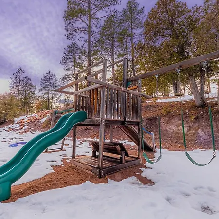 Cabin #4 The Wolves Den - Pet Friendly- Sleeps 6 - Playground & Game Room-3