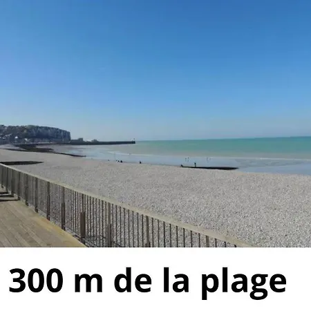 Villa Des Bains De Mer Avec Balcon Et Vue, Terrasse, 300 M Plage, 2 Chambres, Velos Fournis A Mers Les Bains Le Treport, Petit Dejeuner En Option-2