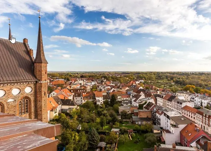 Appartment im Ohlerich Speicher in Wismar mit Stadt -und Meerblick