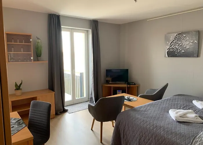 Einraumapartment mit Seeblickbalkon Rheinsberg