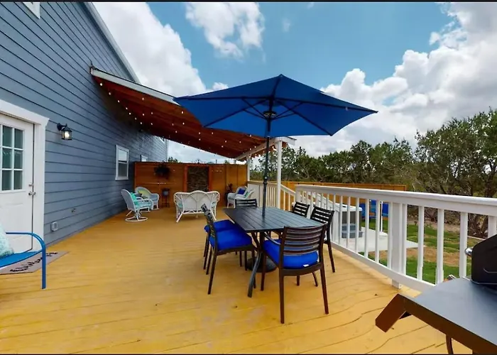 Blue Oasis In The Hill Country